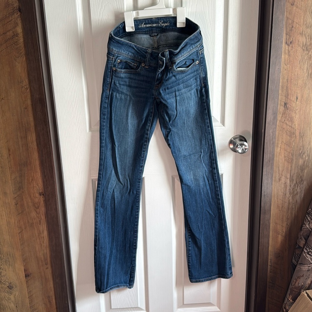 American Eagle slim boot jeans. Size 0